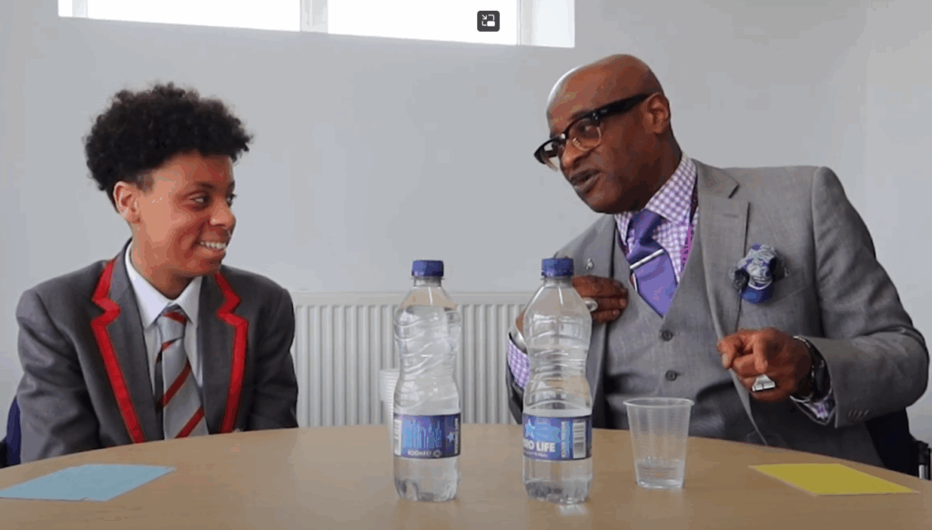 Headteacher, Mr. Barzey & student, Joe - Ask them a question