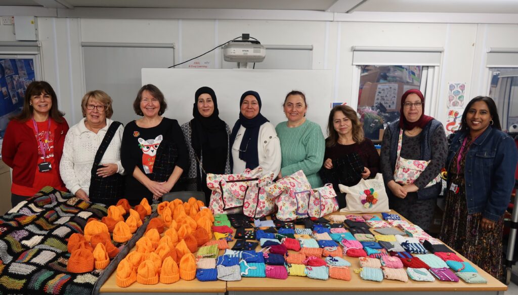 Crafting Compassion: Outreach Team's Heartfelt Creations