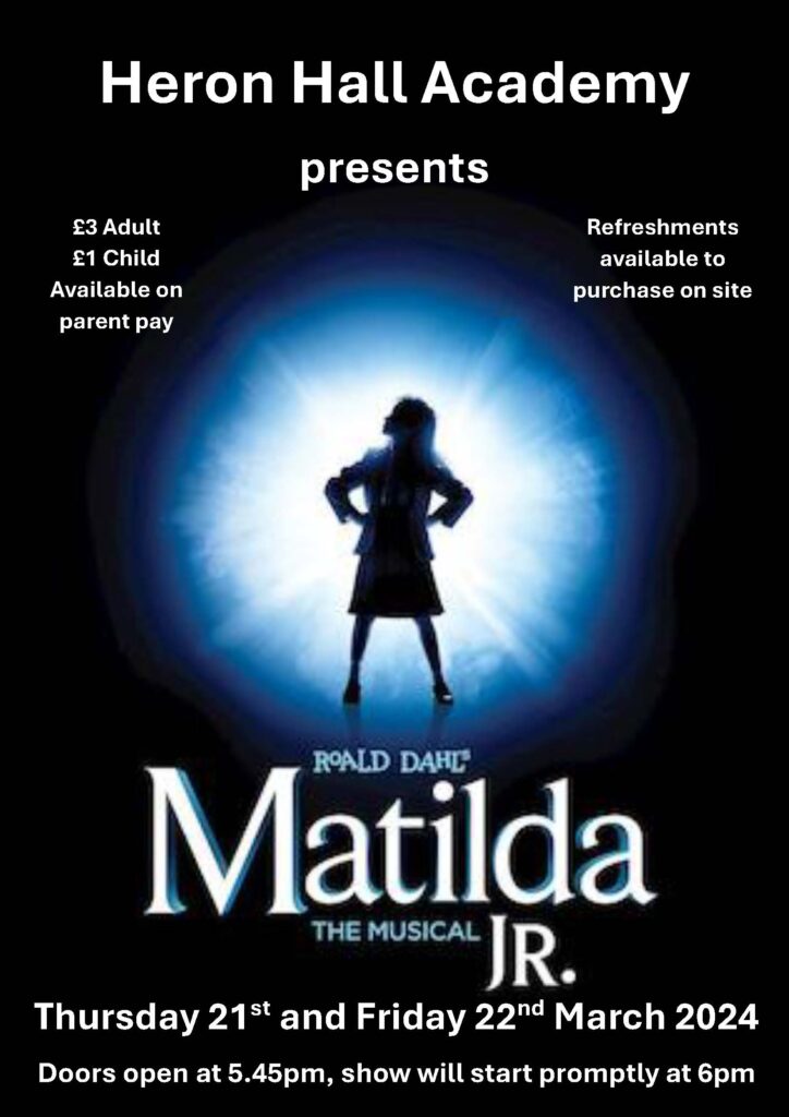 Get your tickets for our production of Matilda before they sell out!
