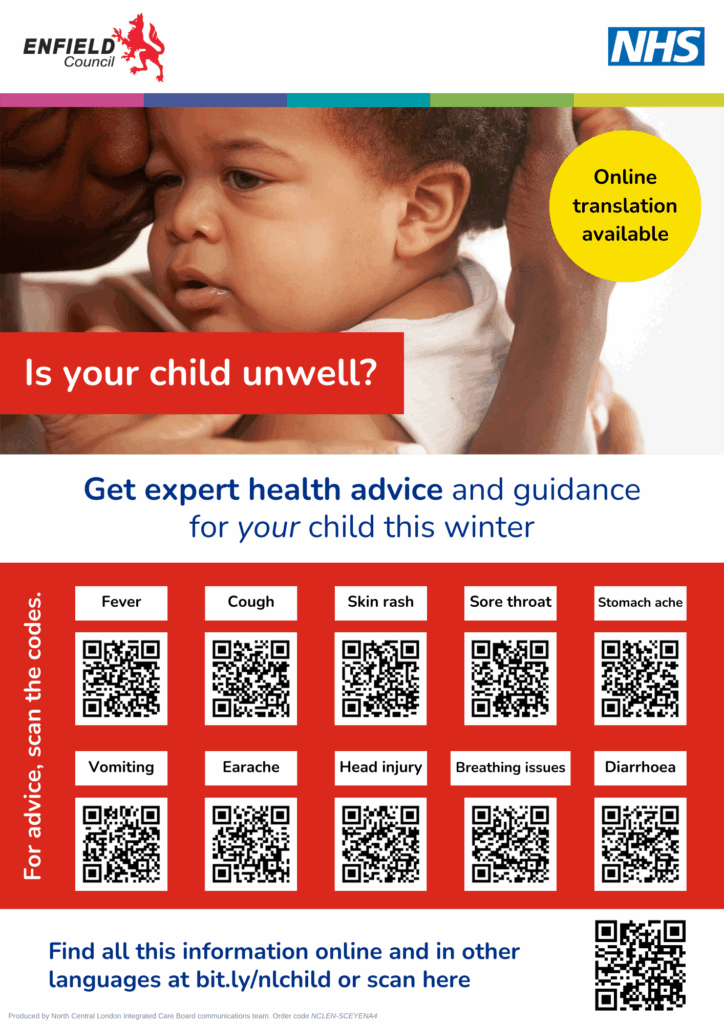 NHS Winter guidance (Is your child unwell?)