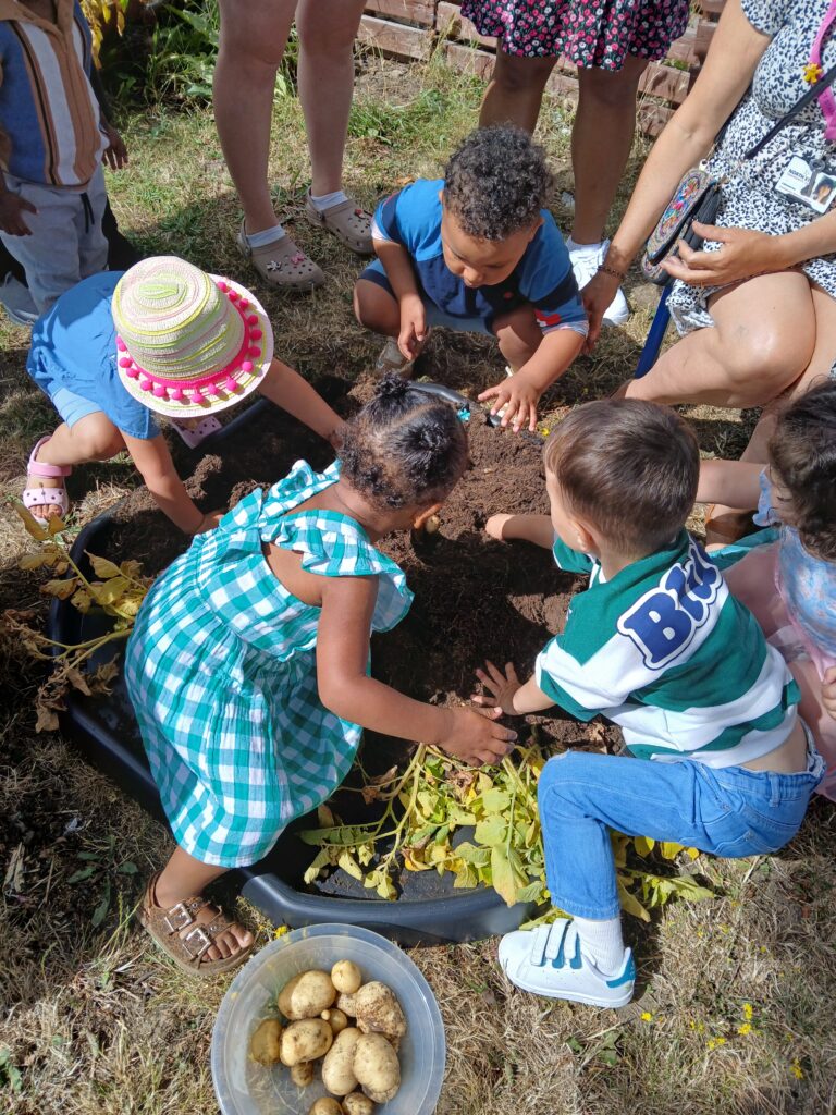 Little green fingers at Hummingbirds Stay & Play