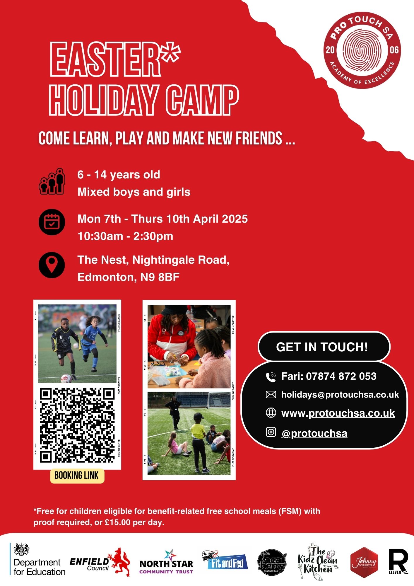 FREE Easter Holiday Camp