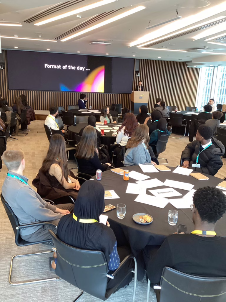 Year 12 explore careers at Ernst & Young Canary Wharf
